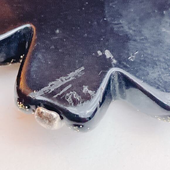 Y2K Signed Chico’s Mixed Metal Starburst Pendant Necklace Red Black Rhinestones - Picture 7 of 13